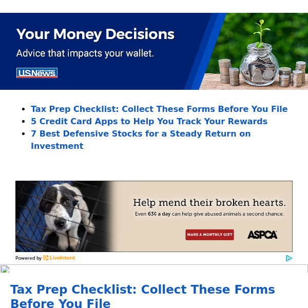 Tax Prep Checklist: Collect These Forms Before You File