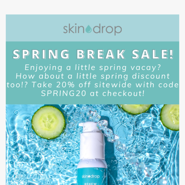 The Spring Break Sale Starts NOW!