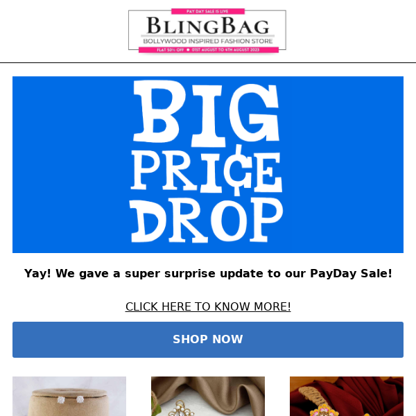 Bling Bag, Unexpected Surprise for You!