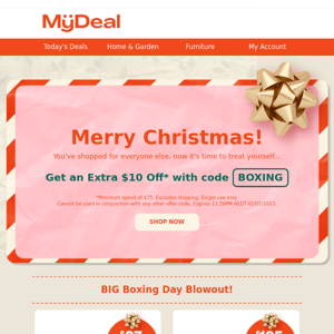 Happy Holidays from MyDeal 🎅🎁