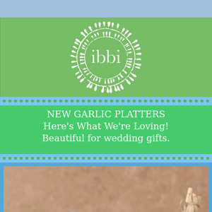 NEW Garlic Platters