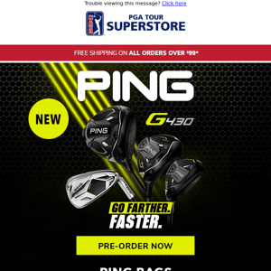 Pre-Order Your PING G430 TODAY!