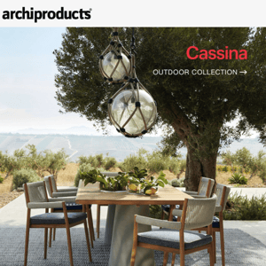 The Cassina perspective goes outdoor