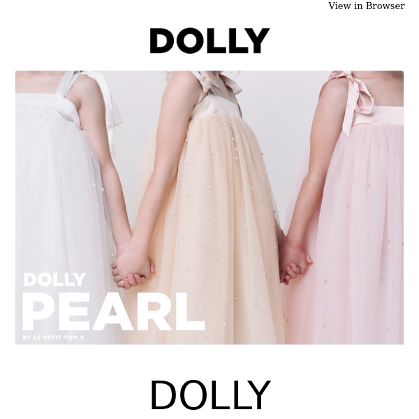 ⚪ DOLLY PEARL COLLECTION ARRIVED! ⚪