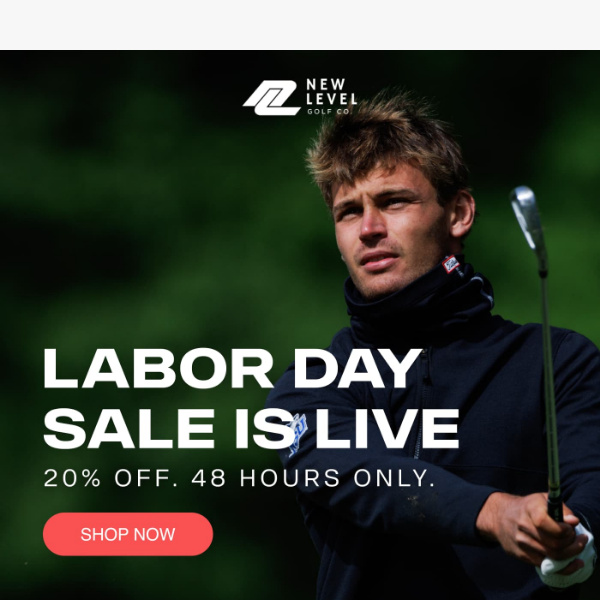 20% Off Select Clubs. 48 Hours Only.