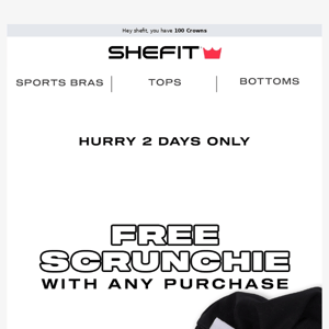 Free Scrunchies For EVERYONE!