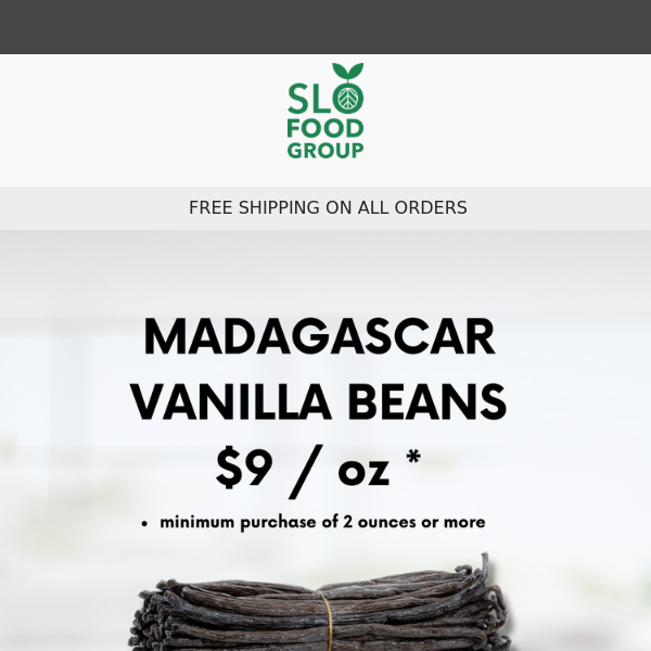 If you love Madagascar vanilla, do not miss this sale