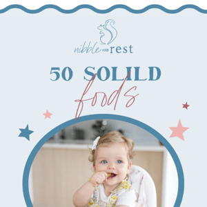 Top Foods for Your Baby's First Meal 🐿️