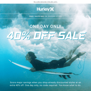 40% off sale? Don’t mind if we do.