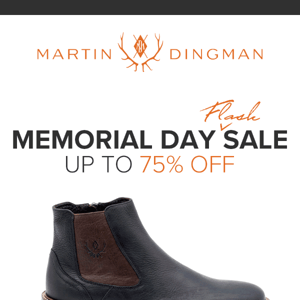 Memorial Day Flash Sale!