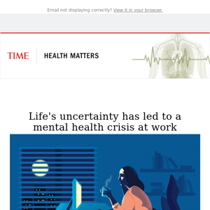 What's fueling a mental health crisis at work