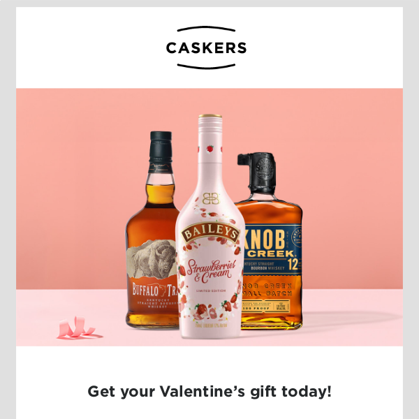 💘 Last chance: Order your Valentine's spirit! 🍸