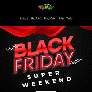 BLACK FRIDAY SUPER WEEKEND SALE - Biggest Discounts of the Year Live Now!
