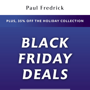 Black Friday: $49 shirts & sweaters (plus more)