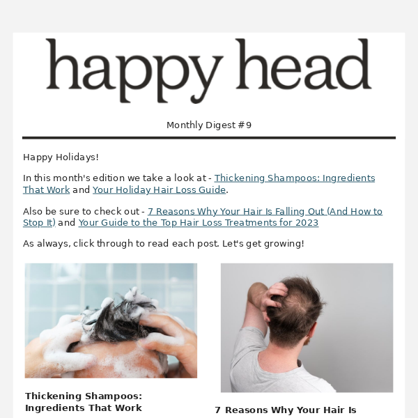 📘 Happy Head Monthly Digest #9