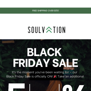 Black Friday Sale is officially ON! 🎉