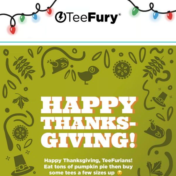 Happy Thanksgiving, TeeFurians!