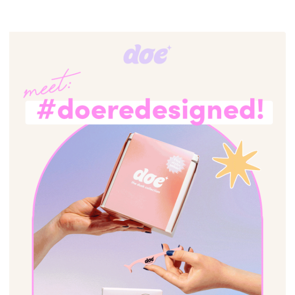 🚨 #doeredesigned is here!! 🚨