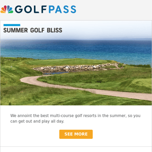 Summer's best golf resorts