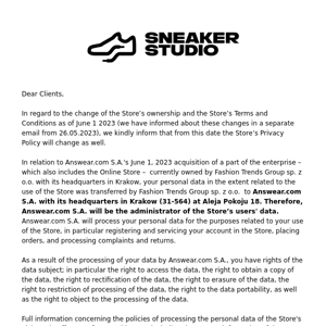 SneakerStudio.com - Welcome to our shop - Sneaker Studio