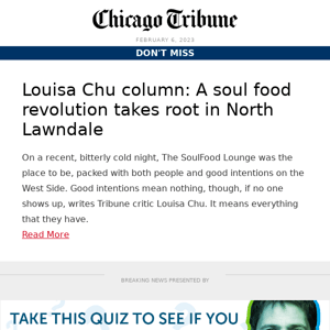 Column: A soul food revolution takes root in North Lawndale