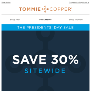 Have you shopped our Presidents' Day Sale?