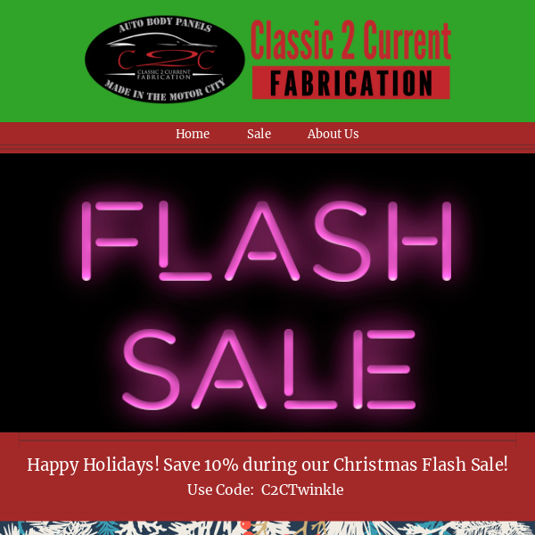 Christmas Flash Sale