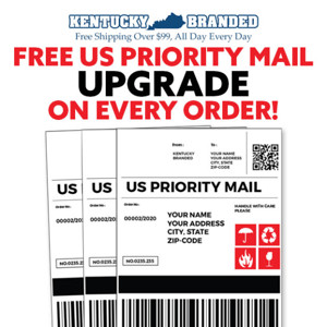 FREE Priority Mail Upgrade!