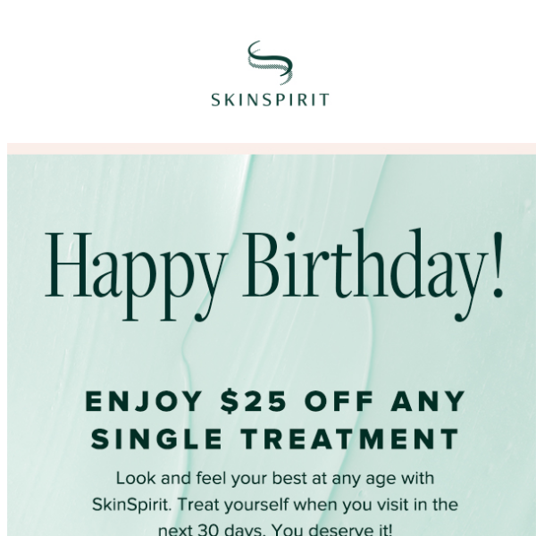 Happy Birthday Skin Spirit!