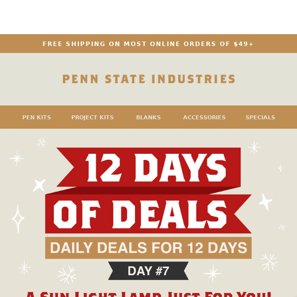 12 Days, 12 Awesome Deals: Deal 7 🎁 - Penn State Industries