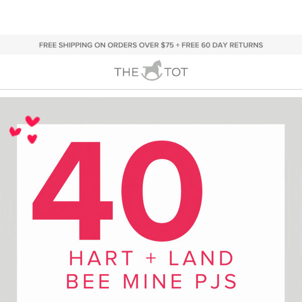 Save 40% Off HART+LAND Bee Mine PJs ❣️