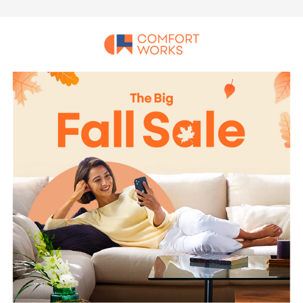 Our Big Fall Sale is here! 🍁