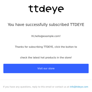 You have successfully subscribed