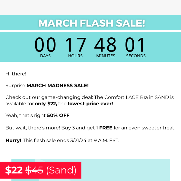 March FLASH SALE: Lowest Price Ever!