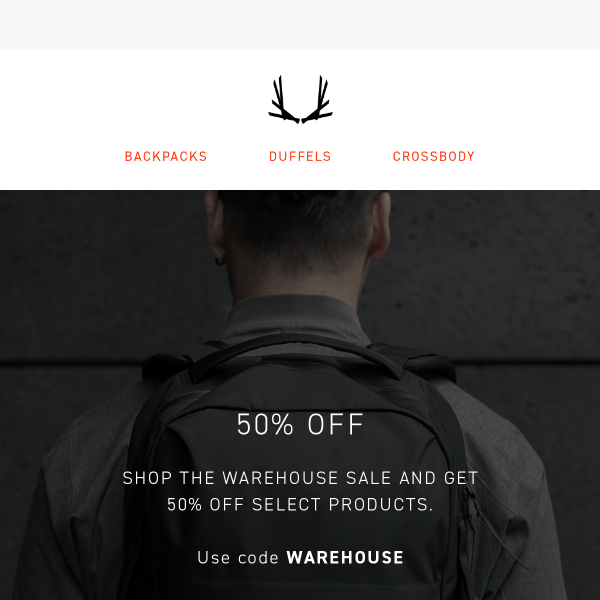 Don't miss the warehouse sale