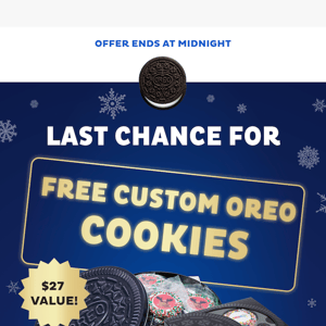 🚨 LAST Chance for FREE OREOiD Cookies! 🚨