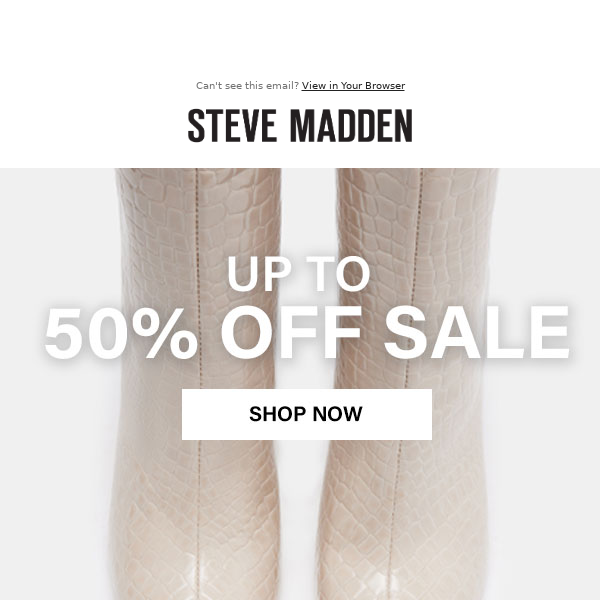 New Markdowns Added / Up to 50% Off
