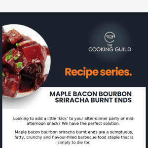 Mmmm.. Maple Bacon & Bourbon Burnt Ends!