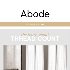 Shining a spotlight on Linen - The Truth About Thread Count