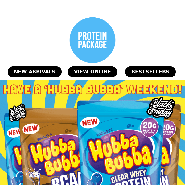 Hubba Bubba Clear Protein! 😍