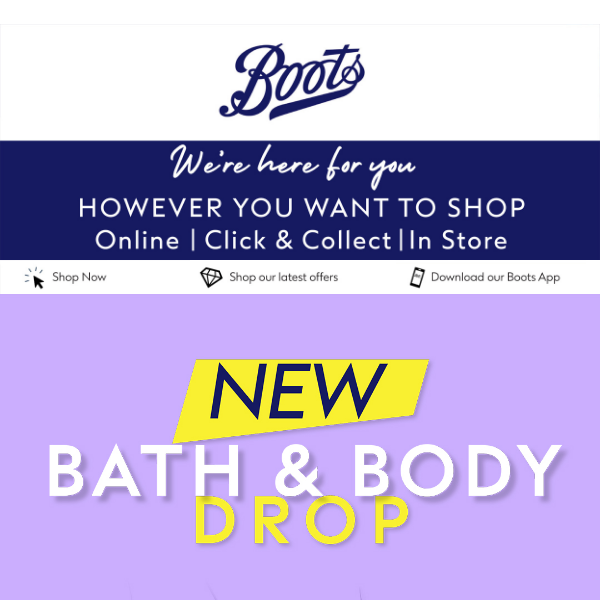 3 For 2 on NEW Bath & Body Drops!🧼🛁