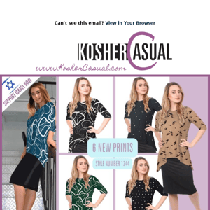 💖🇮🇱Support Israel with Our Bestselling Tunic in 6 New Fun & Fresh Prints!