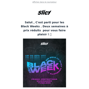 Black Weeks c'est parti ! 😍