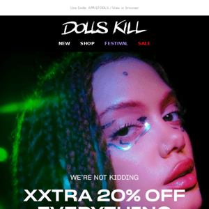 ⚡ FLASH SALE: Extra 20% Off EVERYTHING  ⚡