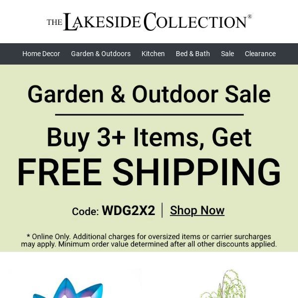 ENDS TODAY! Up To 50% Off Garden + Free Shipping