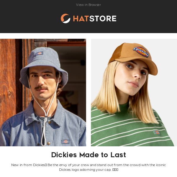 🔨Dickies Headwear -  Made to Last