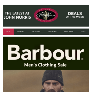 ✓Our Massive Barbour Mens Clothing Sale is LIVE...‼ - John Norris