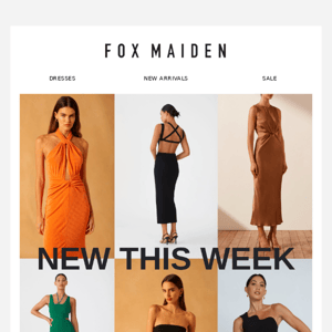 THIS WEEK AT FOX | New Arrivals