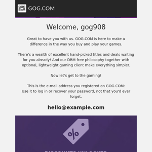 Welcome to GOG.com