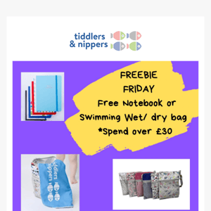 IT'S FREEBIE FRIDAY - Free Swimming Bag or Notebook